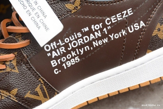 (WITH -LouiV CASE) JORDAN AIR AQ0818-158 AQ0818-158 O-W 1 0402